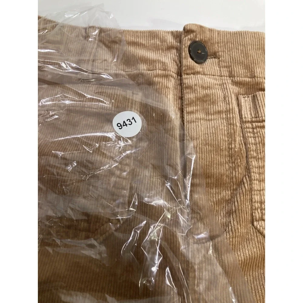 Anthropologie‎ Colette SP Skirt Maeve Corduroy Maxi Mustard Brown Boho Grunge